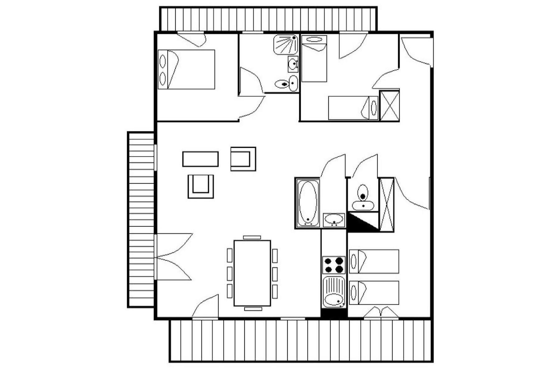 Residence Les Cristaux - Appartement Accueillant & Renove - Proche Des Pistes - Balcon - Sauna - Hammam - Wifi Mae-0254 Saint-Martin-de-Belleville Exteriör bild